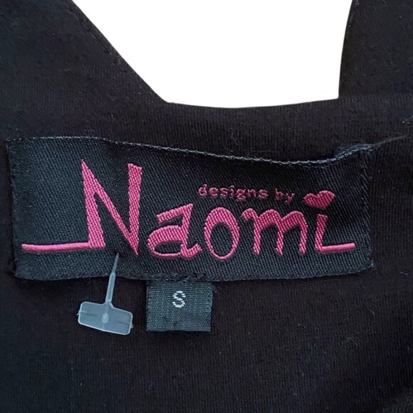 Designs by Naomi vintage Y2K asymmetrical design dress polka dots - Picture 12 of 15